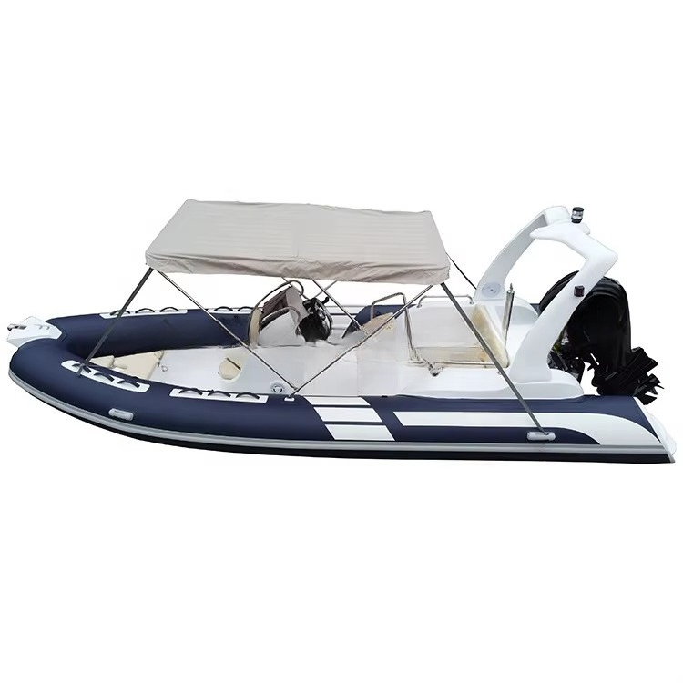 Синяя надувная лодка РИБ 580 и – обзор и цена Fishing Boat Fiberglass