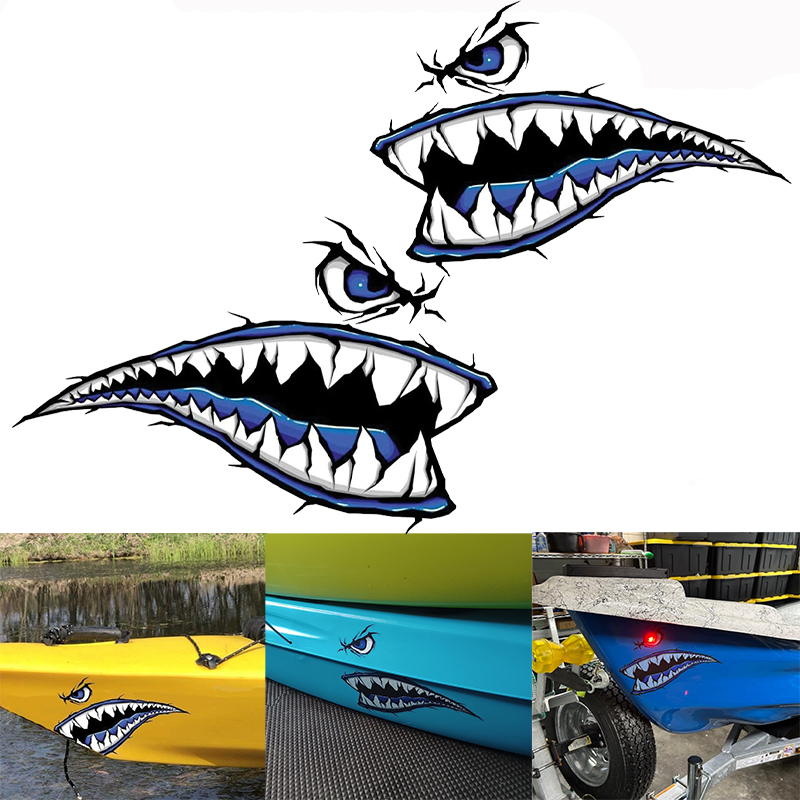 2 шт., наклейки на лодку с зуб – обзор и цена Fishing Boat Paddle